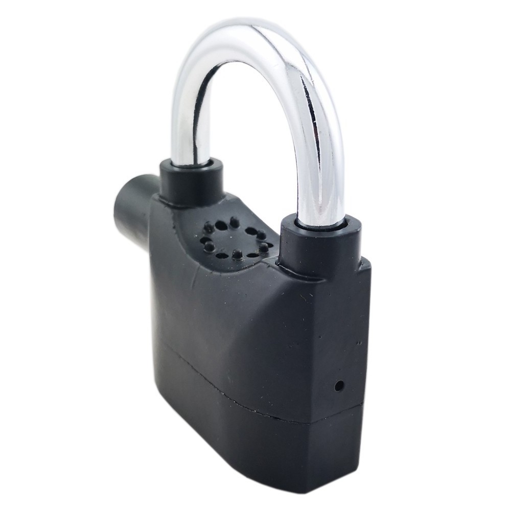 2023 hot sale new product custom alarm padlock waterproof heavy duty alarm padlock with key