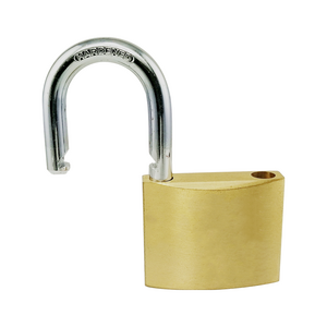 2023 Hot sale heavy solid brass padlock with key padlock hardened solid brass door lock safety