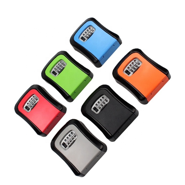 hot- selling Wall Mount 4-Digit Combination Key Lock Box