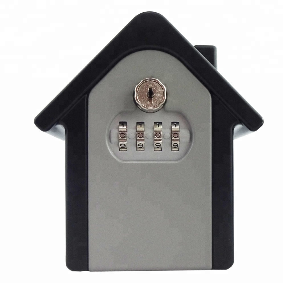 Combination Code and Key Double Lock Realtor Safe Box Family Alloy Key Holder Custom lockbox Safe