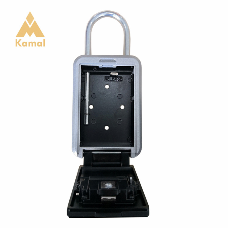 Outdoor Key Lock Box metal combination Key Safe Box with 4 Digit Code for Keys Storage Hide Gate Real Estate House