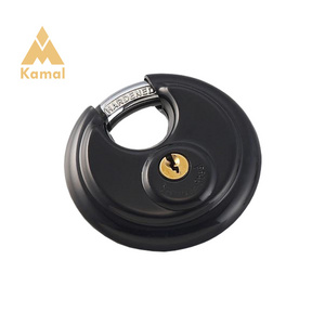 High quality Anti theft Stainless Steel Office Bike Round Disc Security Pad Cabinet Locks