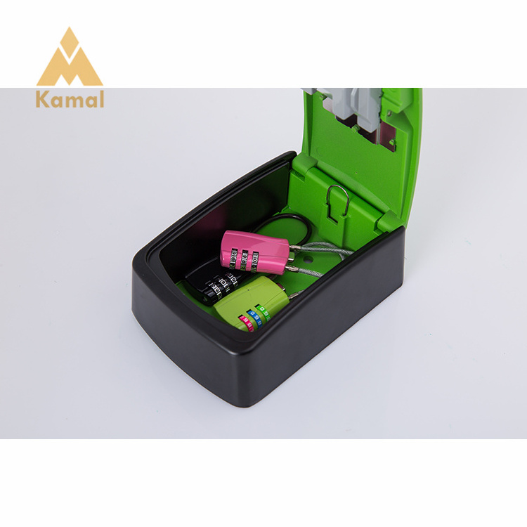 Outdoor Wall Mounted Key Safe Box High Safety Hide Portable Smart Key Lock Box With Combination Code