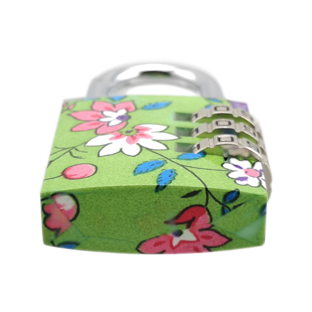 Lovely and Security 30mm*31mm*11mm cute lock 3 digit combination padlocks