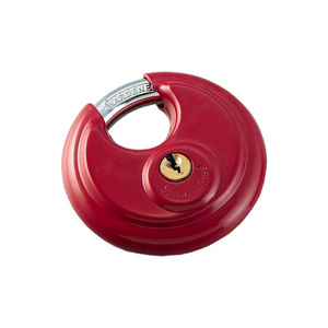 Weather Cut Resist Disc Padlocks for Office Bike hardened disc padlock color