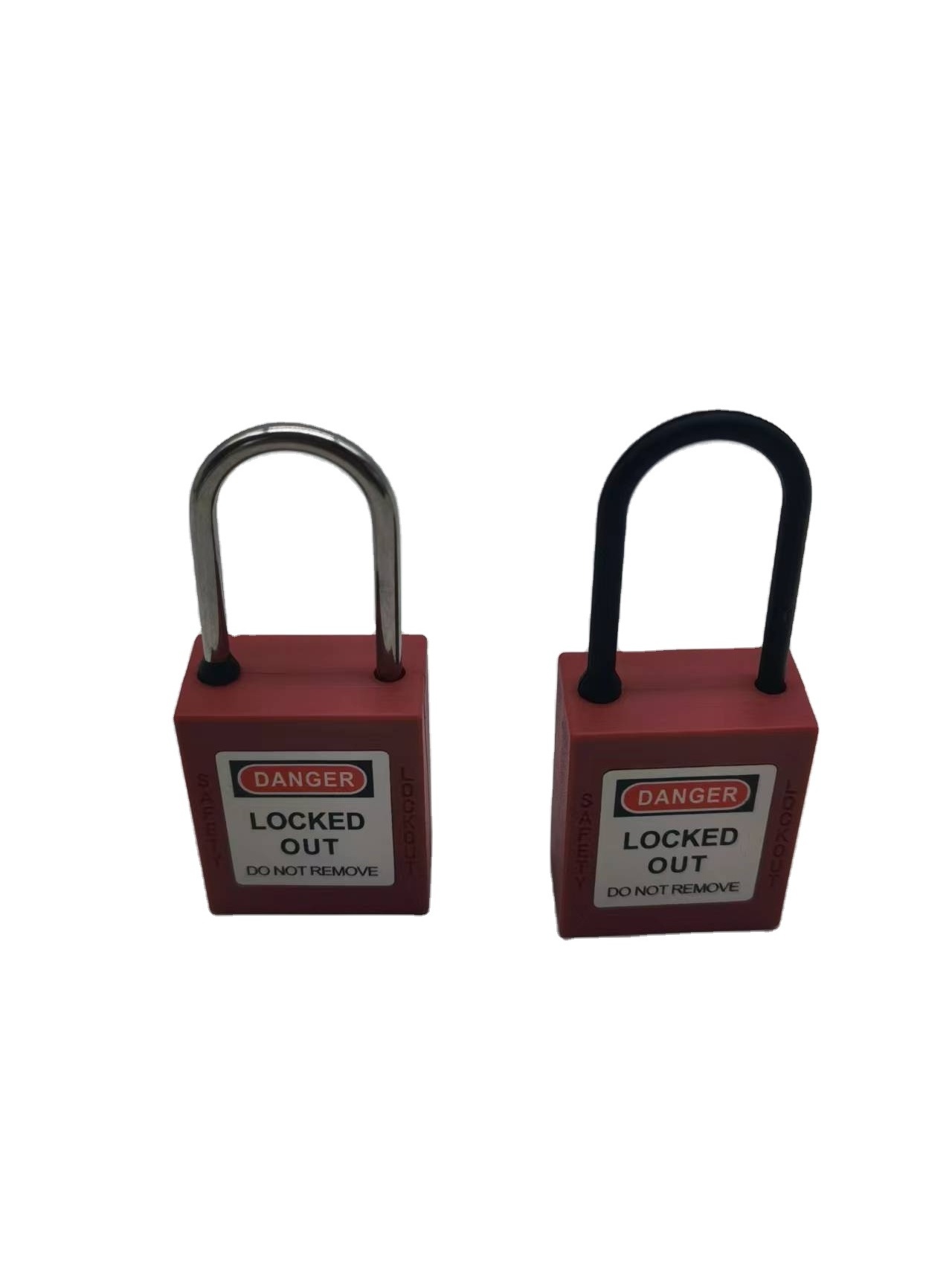 2023 good price rectangle locked out safety padlock high quality 38mm thin shackle