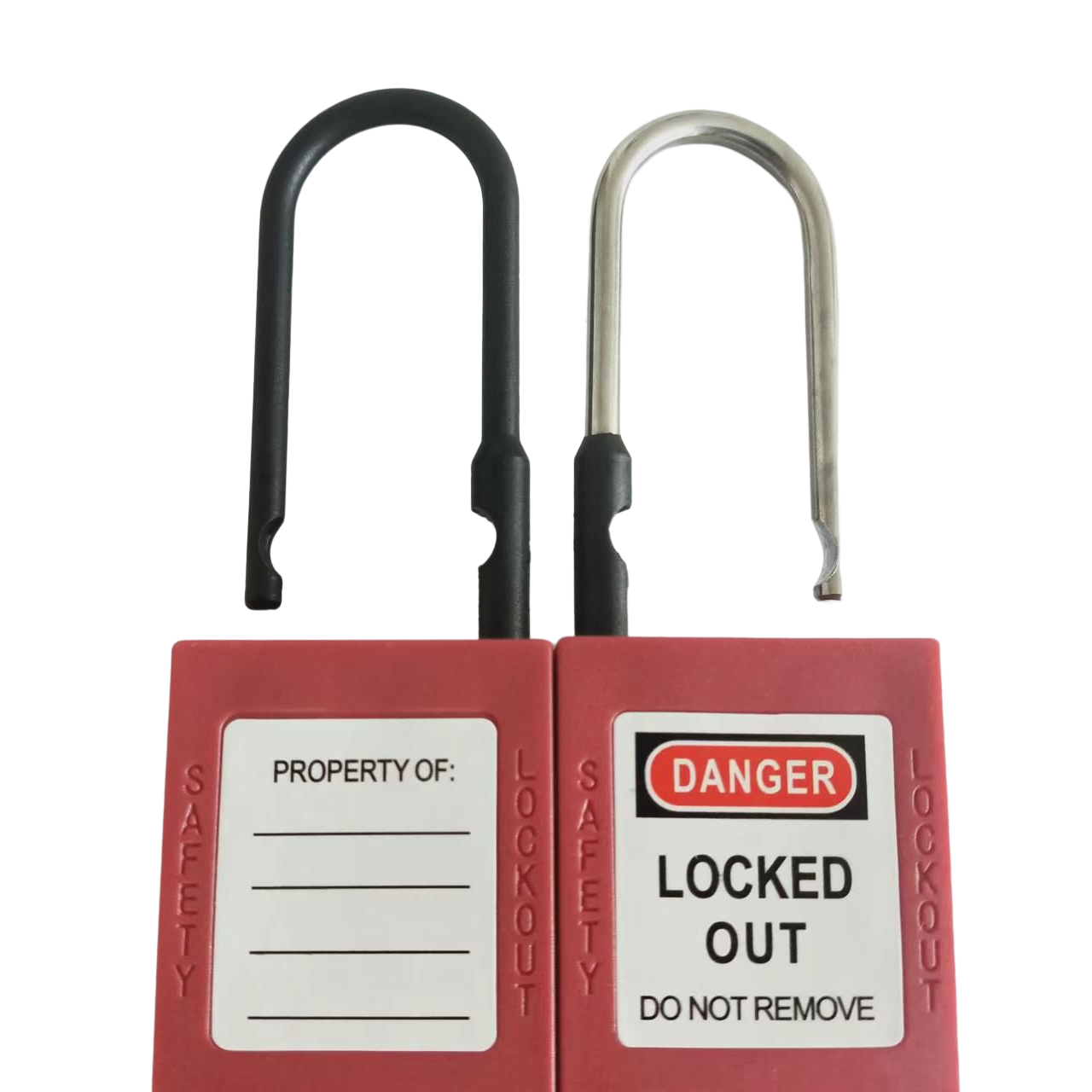 2023 good price rectangle locked out safety padlock high quality 38mm thin shackle