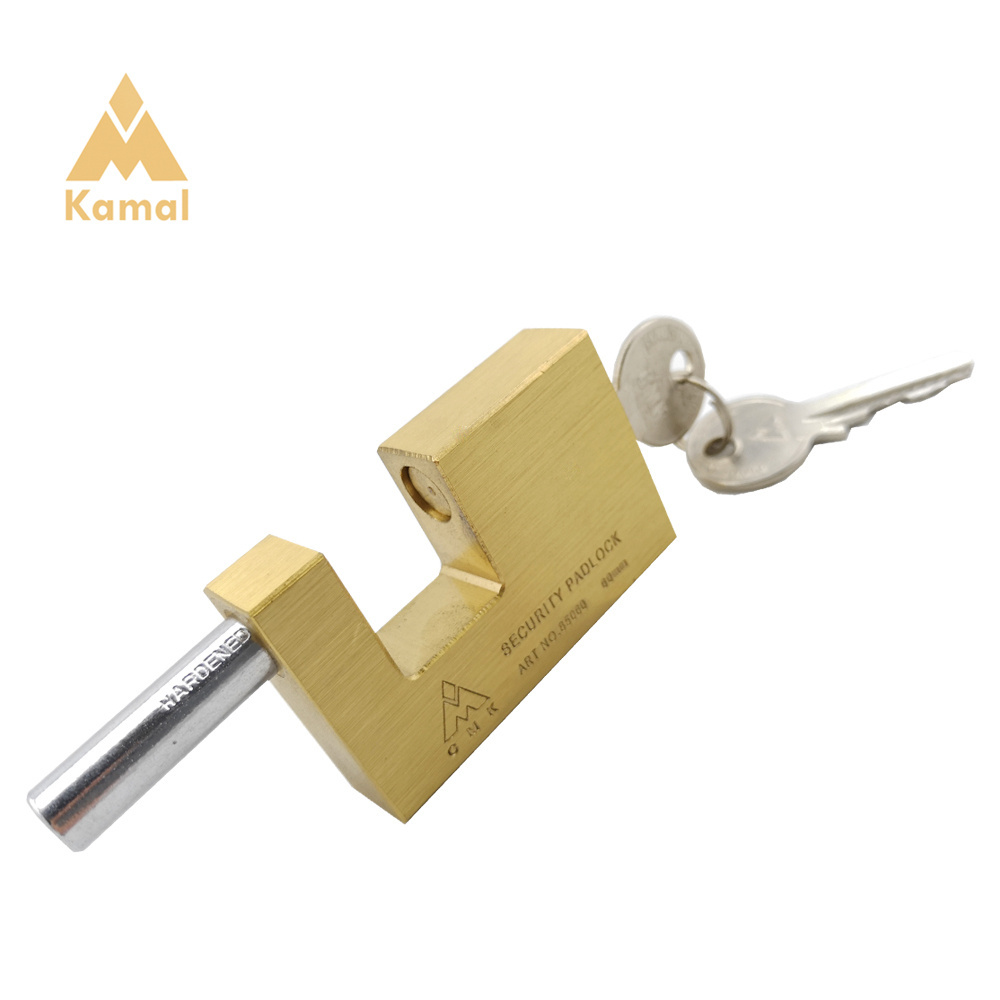 2022 Heavy duty 50mm master key padlock brass pad lock with certificate