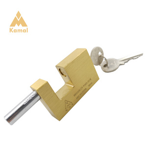 2022 Heavy duty 50mm master key padlock brass pad lock with certificate