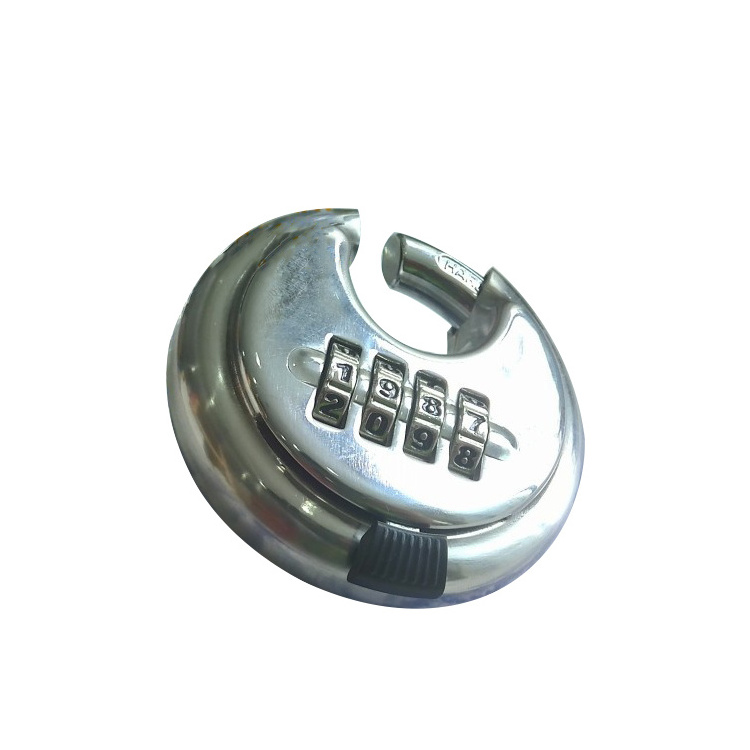 Boutique hot sale quality disc lock cylinder custom discus lock 70mm security password disc padlock