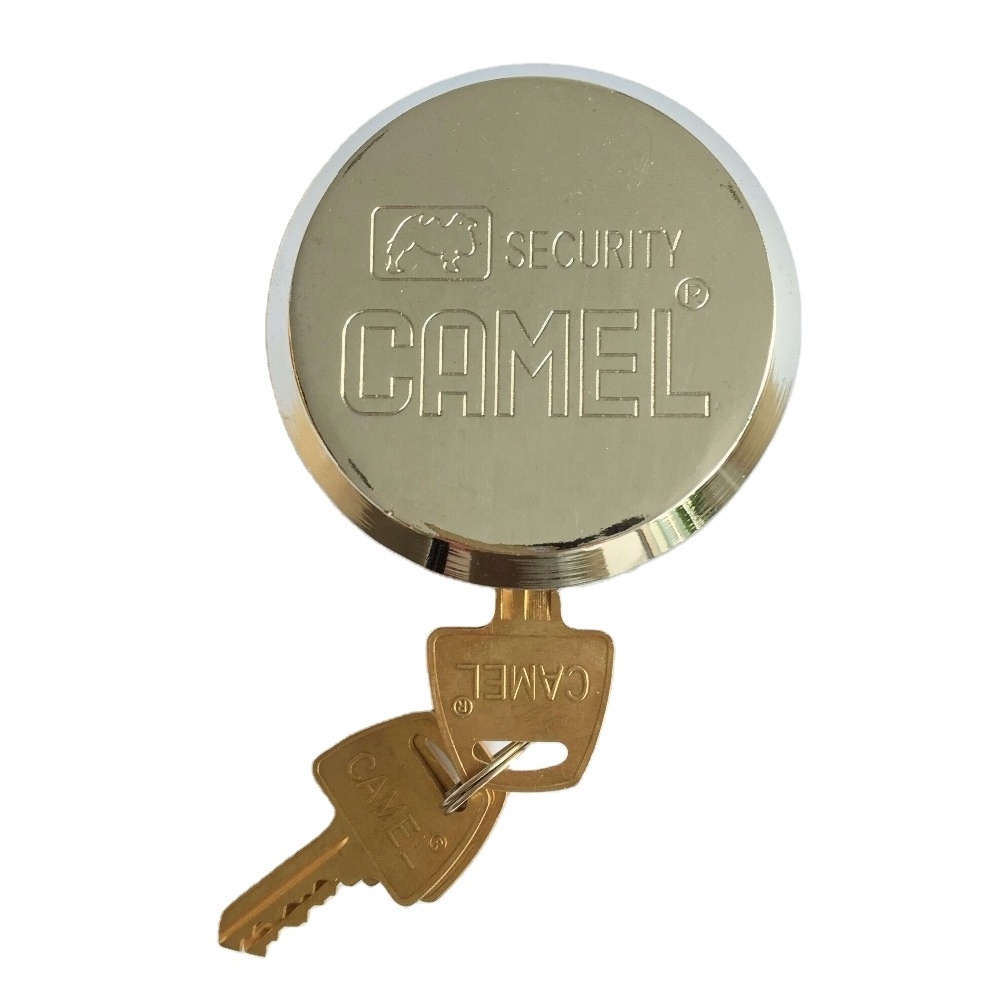 73mm affordable high quality wholesale hockey puck heavy duty padlock