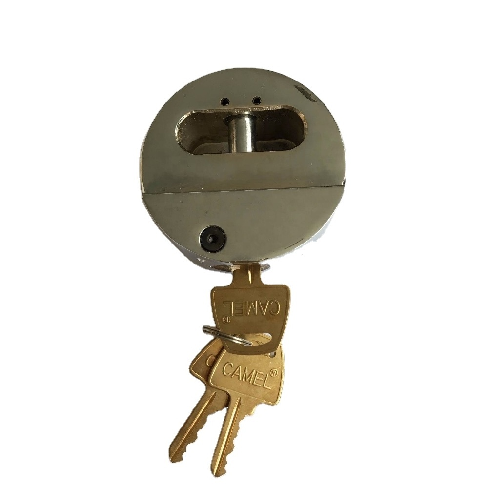 73mm affordable high quality wholesale hockey puck heavy duty padlock