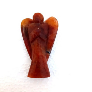 Natural Peach Aventurine Carved 3 inch Crystal angel crystal healing stone angel for sale