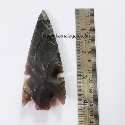 Indian Agate Arrowhead Handmade Agate Neolithic Age arrowheads Indian Agate Flint Arrowheads for hunting