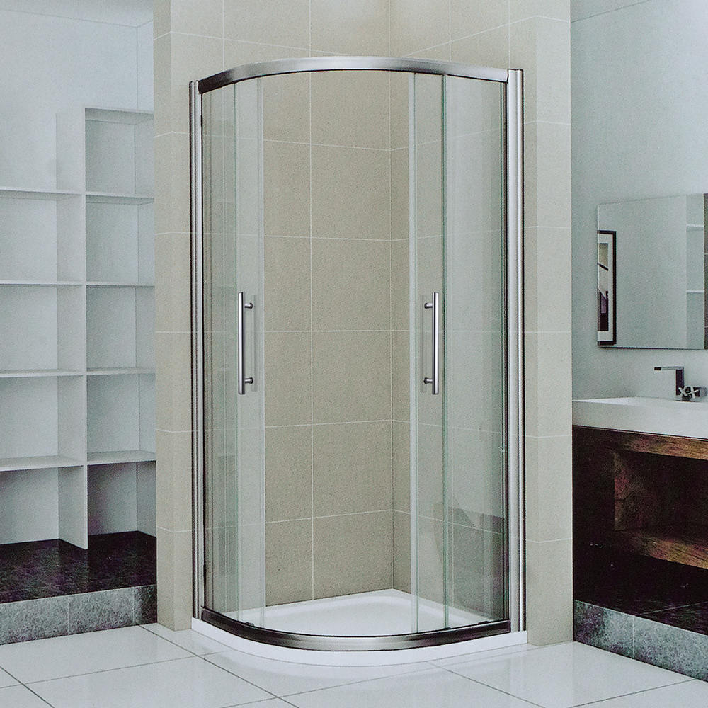 Kamali Factory Price 10mm Tempered Glass Sliding Curved Shower Enclosure Shower Cabin Door