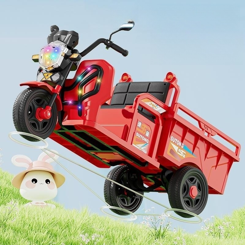 2023 new cheap price Battery Children Electric truck Electric Drive On The Car Toys Cars For Kids Ride Electric tricycle