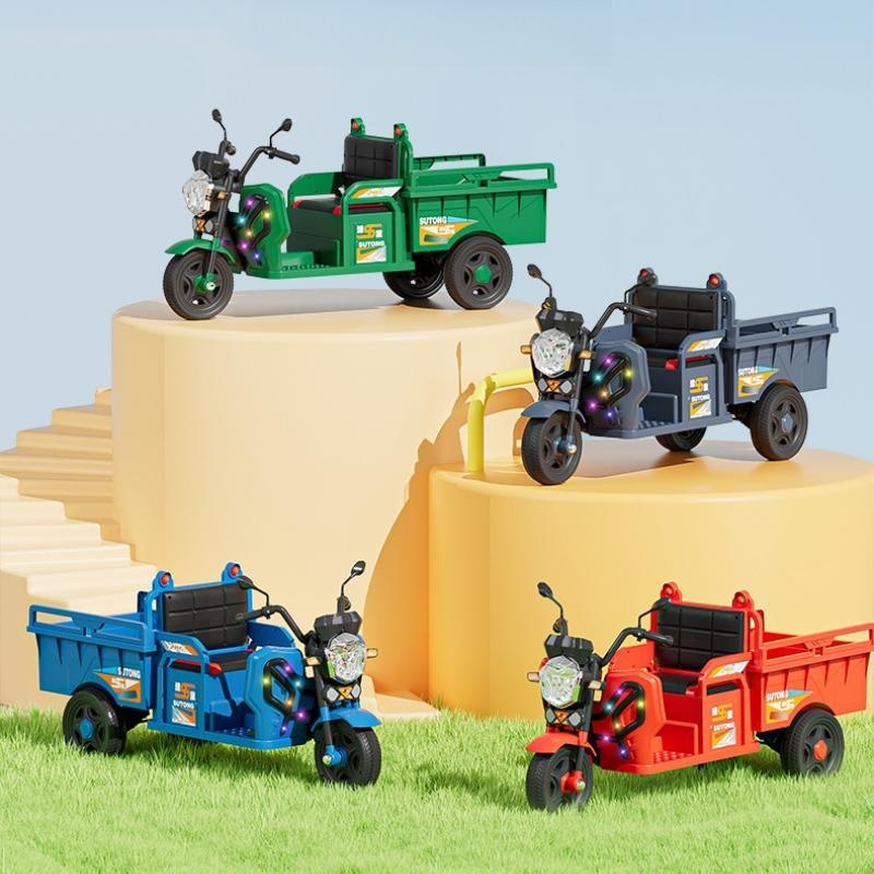 2023 new cheap price Battery Children Electric truck Electric Drive On The Car Toys Cars For Kids Ride Electric tricycle