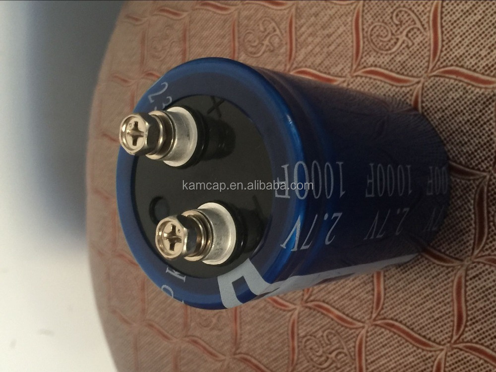 Supercapacitor/Ultra capacitor/Farad 2.7V 1000F Winding series, Two side connection,KAMCAP Supercapacitor High quality Low price