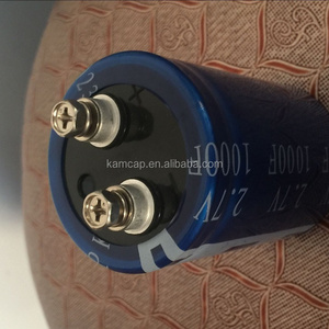 Supercapacitor/Ultra capacitor/Farad 2.7V 1000F Winding series, Two side connection,KAMCAP Supercapacitor High quality Low price