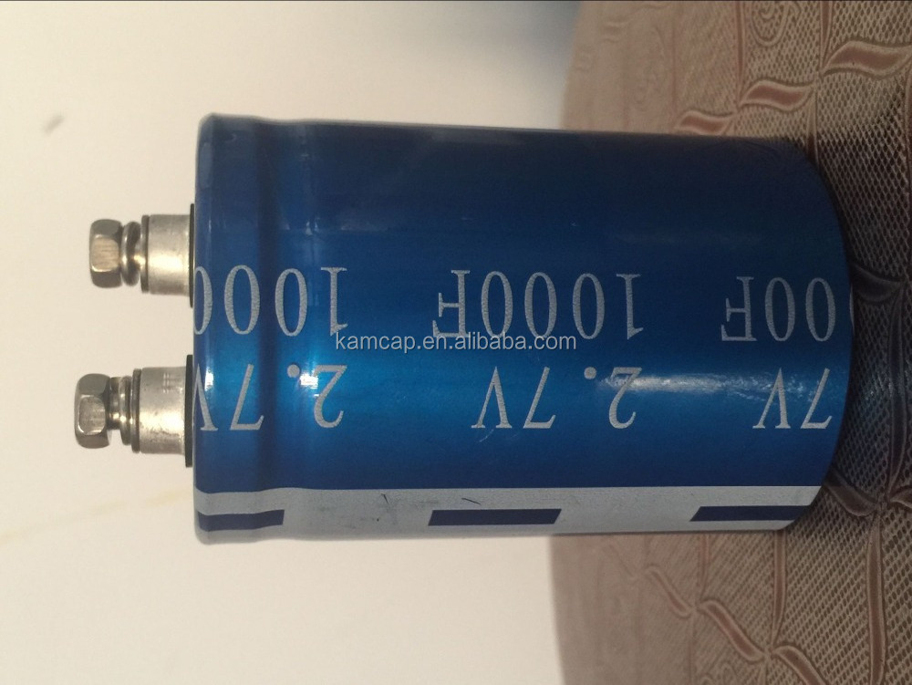 Supercapacitor/Ultra capacitor/Farad 2.7V 1000F Winding series, Two side connection,KAMCAP Supercapacitor High quality Low price