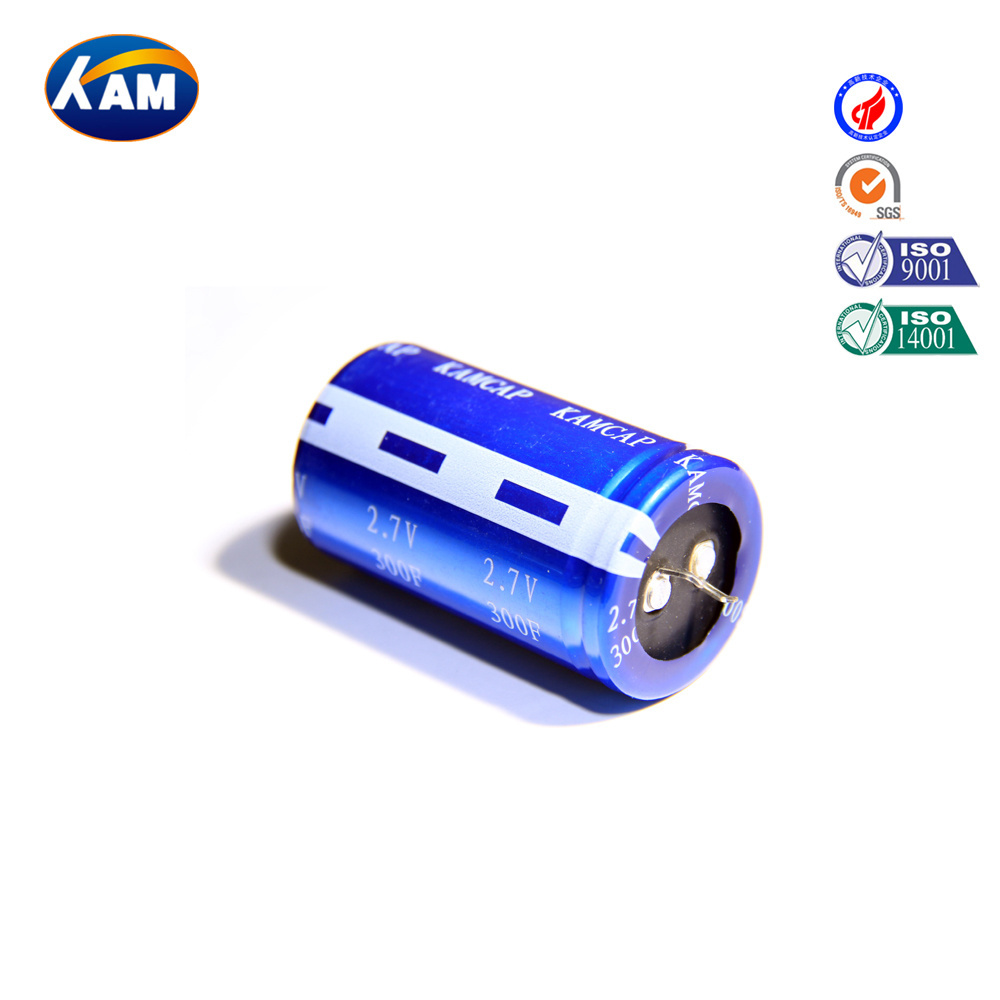 Supercapacitor 2.7V 300F , KAMCAP Super capacitor/Supercapacitor/Ultra capacitor/Farad Capacitor High quality Low price