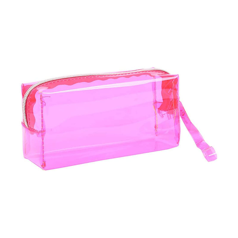 Clear Pencil Case /transparent PVC Big Capacity Pencil Pouch/ Pen Bag Cosmetic Pouch with Zipper for School Office Plastic