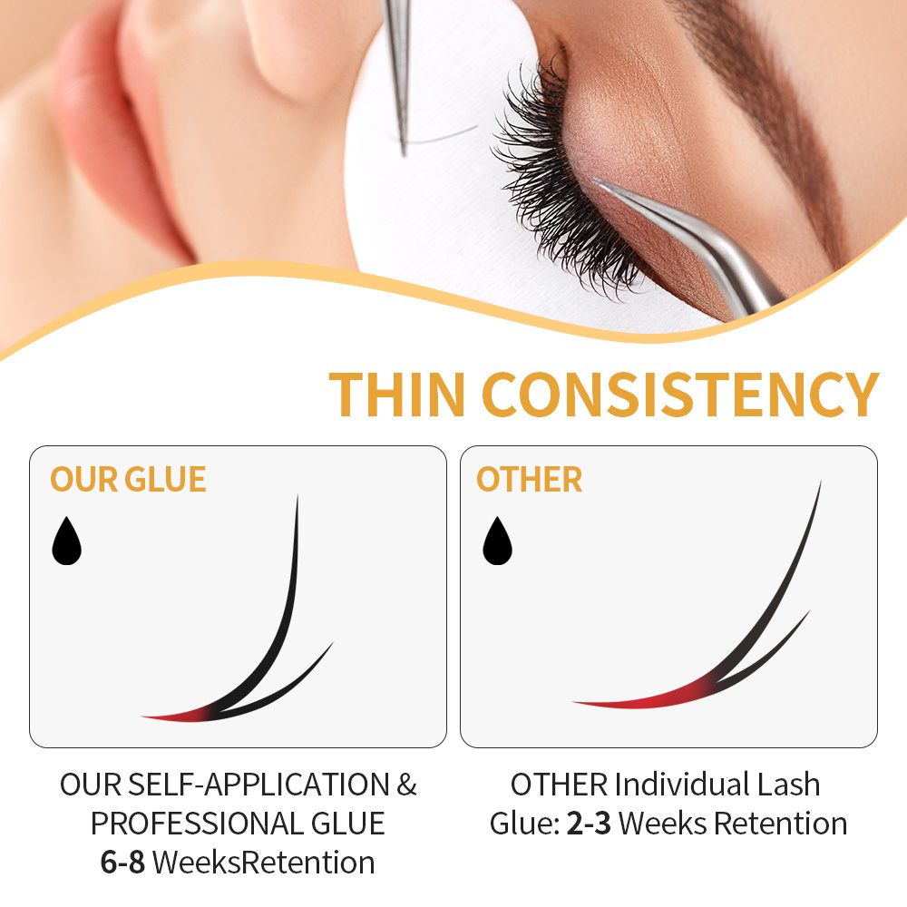 Glue Lashes  no odor 0.3 Second Professional Manufacturer Best Selling Eyelash Extension Glue