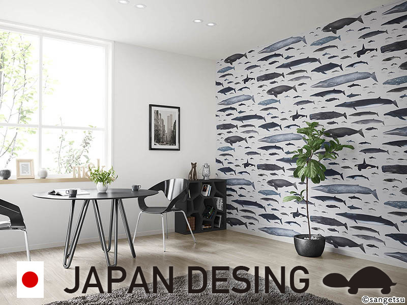 Interior decor modern self adhesive room design ocean fish wallpaper