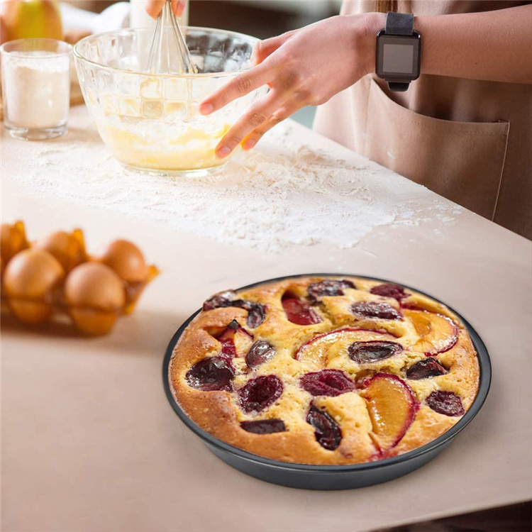 5 pcs baking Set baking tray  baking tool 6-hole pizza tray toast round cake mold