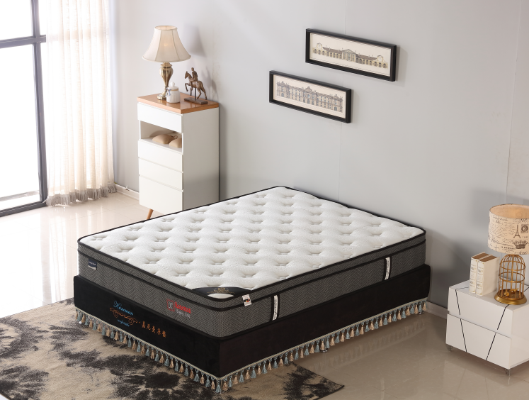 China Manufacturer SleepWell Luxury Queen Size Firm High Density Foam 10inch Pocket coil spring mattress amazons online