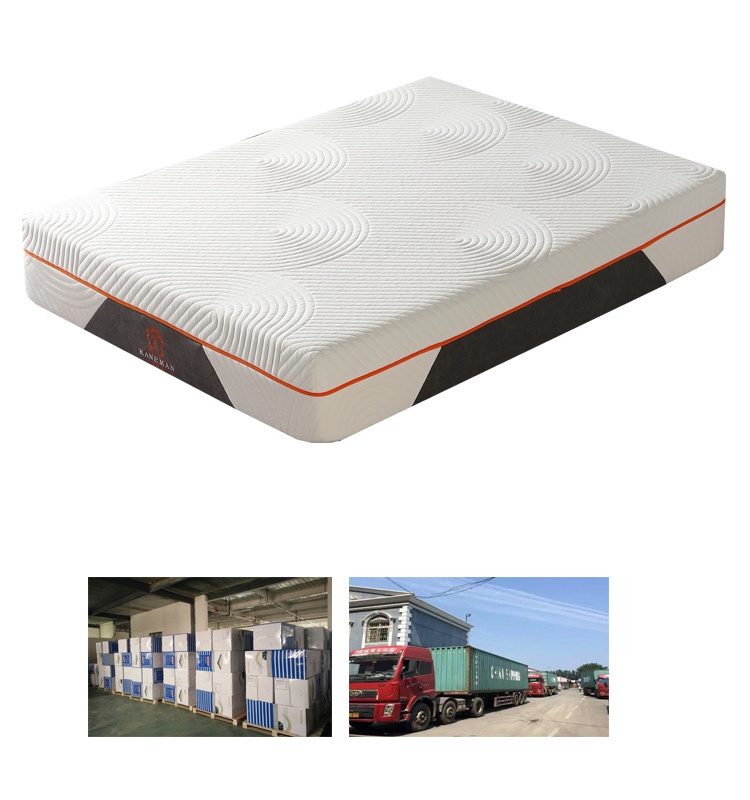 Orthopedic Roll Compressed Mattress Latex Foam Sleep Well 10inch Memory Foam Vacuum Packing Mattress