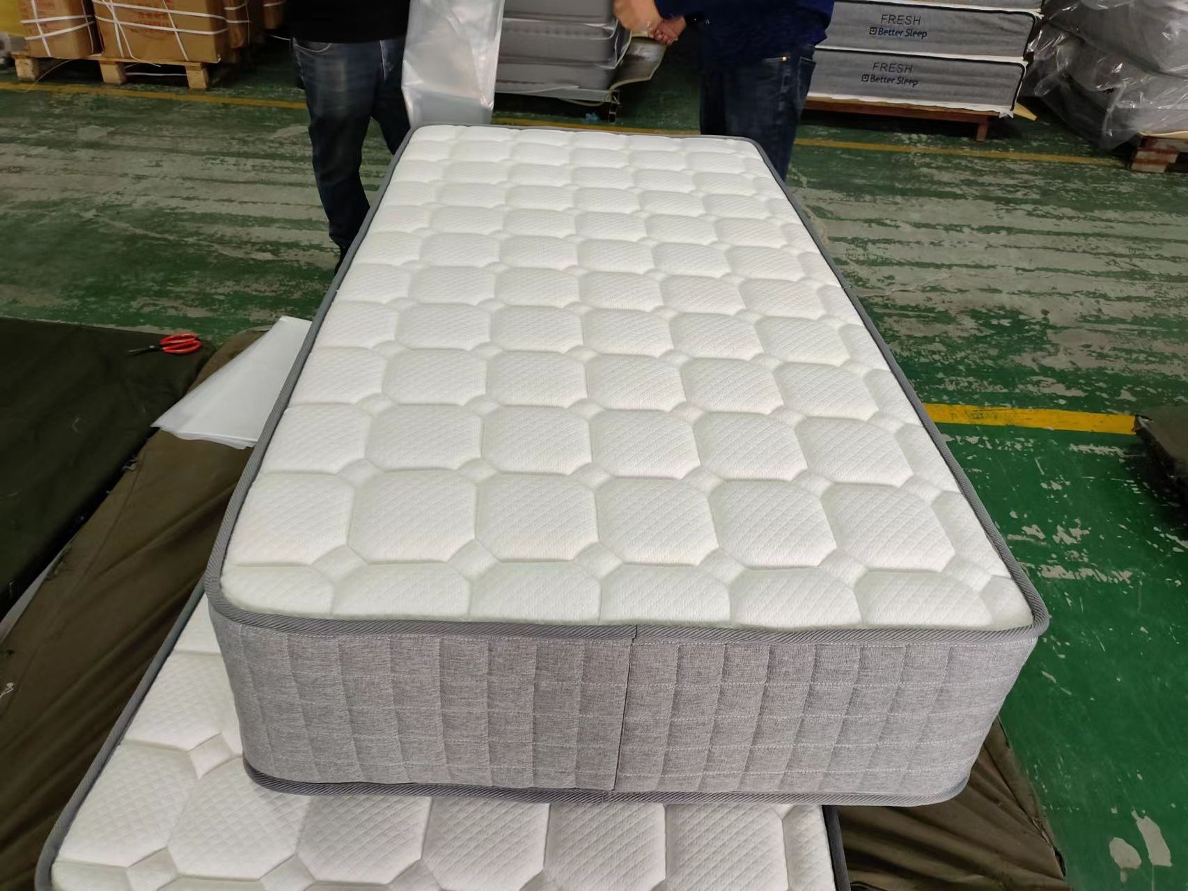 Premium Pocket Spring Mattress Two Side Use Single Queen Size Top Comfort Medium Firm Foam Mattress for Sale