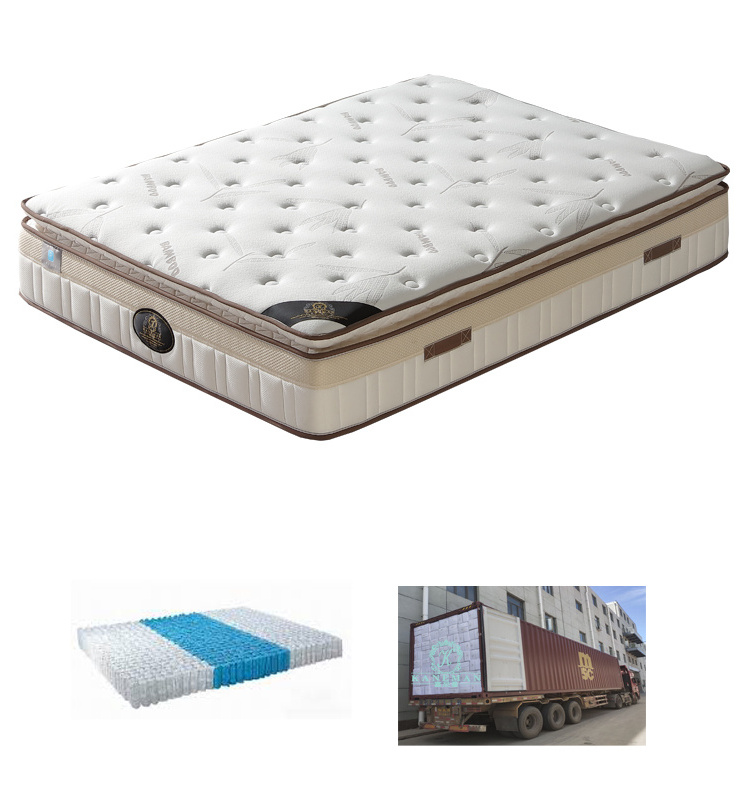 Hybrid Pocket Mattress Manufacturers In China Wholesale Hotel Used Mattress Roll Up In A Box