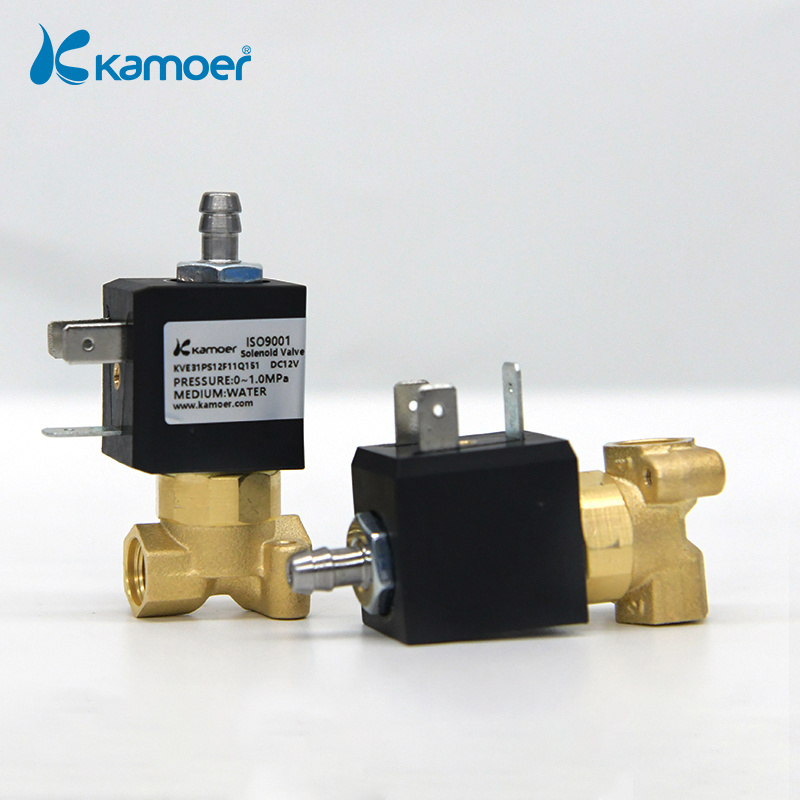 Kamoer 12V Miniature solenoid/air valve normally closed water valve copper switch all copper filter solenoid control valve