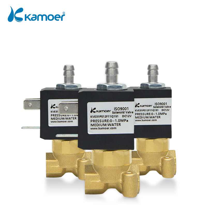 Kamoer 12V Miniature solenoid/air valve normally closed water valve copper switch all copper filter solenoid control valve