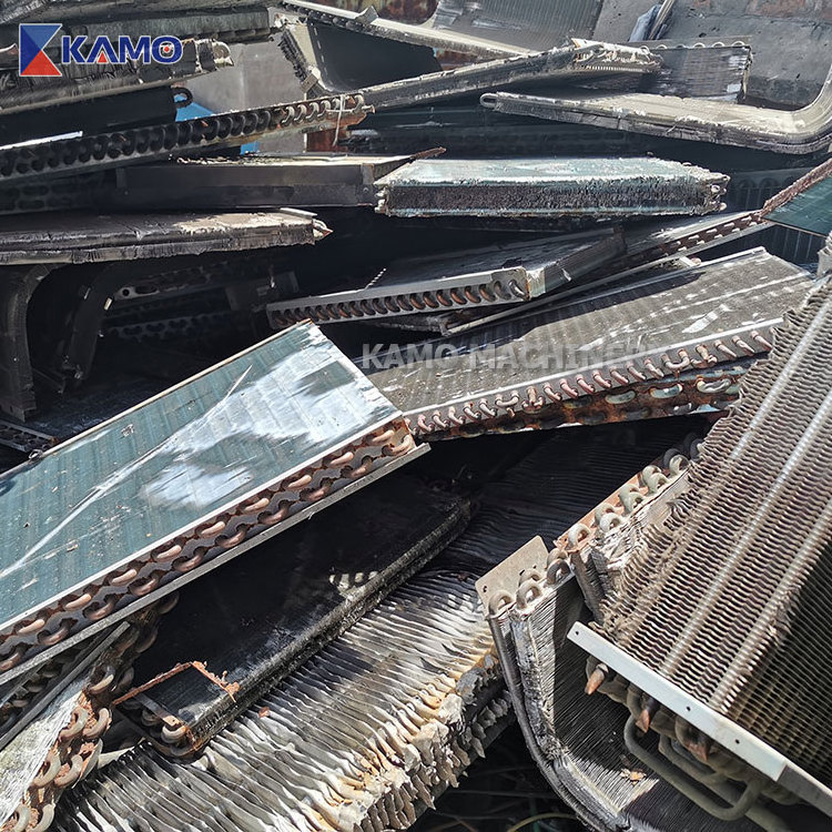 Copper Aluminum Water Tank And Radiator Shredding Production Line Professional Copper And Aluminum Recycling