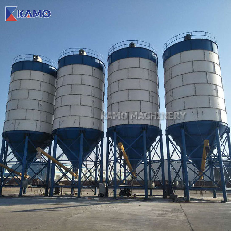 CE ISO Certificate 50~1000 Tons Mini Small Bolted Vertical Parts Cement Silo In Concrete Mixing Plant