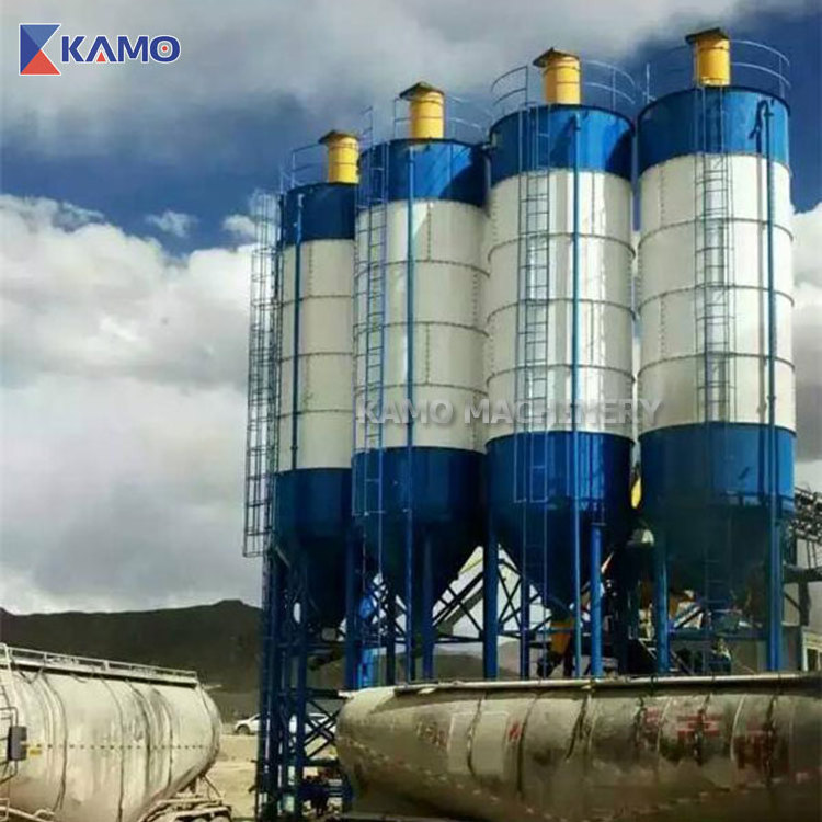 CE ISO Certificate 50~1000 Tons Mini Small Bolted Vertical Parts Cement Silo In Concrete Mixing Plant