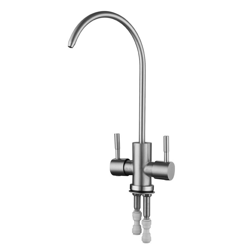 Home Water Purifier Faucet Stainless Steel Filter Direct Drinking Faucet Brushed Kitchen tap