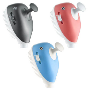 Cartoon Whale Shape Children's Shower Head ABS 3-function Cats And Dogs Pet Massage Bathing Silicone Brush Shower Head