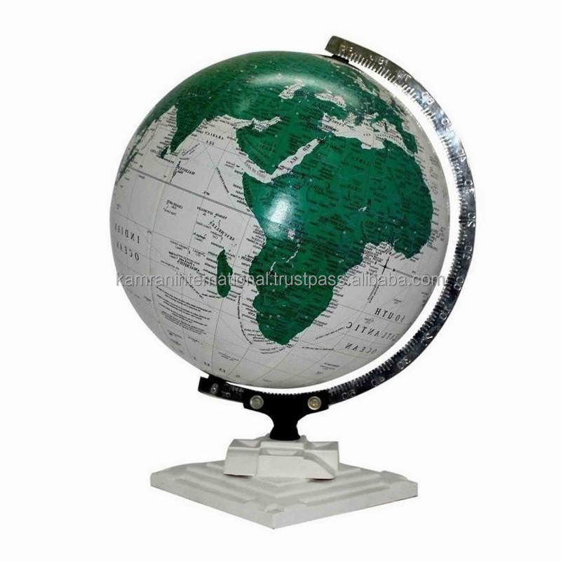 Educational Globe with metal base Rotating World Globe Unique Design