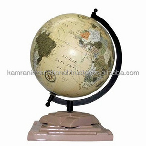 Educational Globe with metal base Rotating World Globe Unique Design