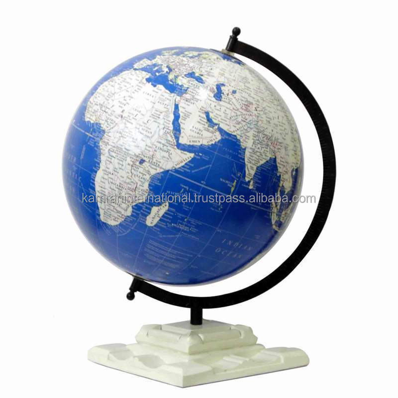 Educational Globe with metal base Rotating World Globe Unique Design