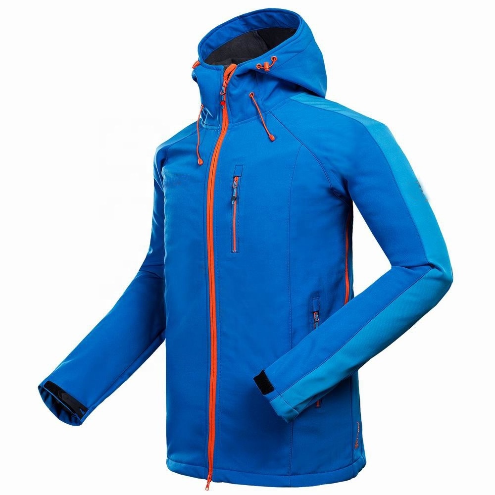 Men Outdoor Mountaineering Camping Recreational Sports Storm Jacket Windproof Compound Fleece Jacket Top Quality Product