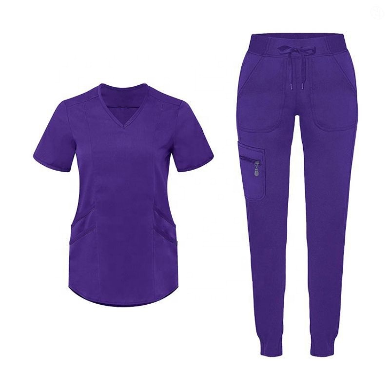 Hot sale product spandex breathable female medical scrubs sets wholesale manufacture uniform for women soft fabric nurse scrubs