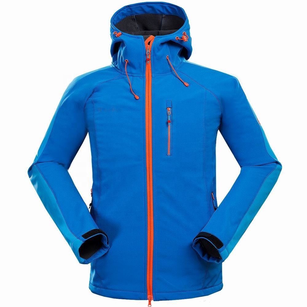 Men Outdoor Mountaineering Camping Recreational Sports Storm Jacket Windproof Compound Fleece Jacket Top Quality Product