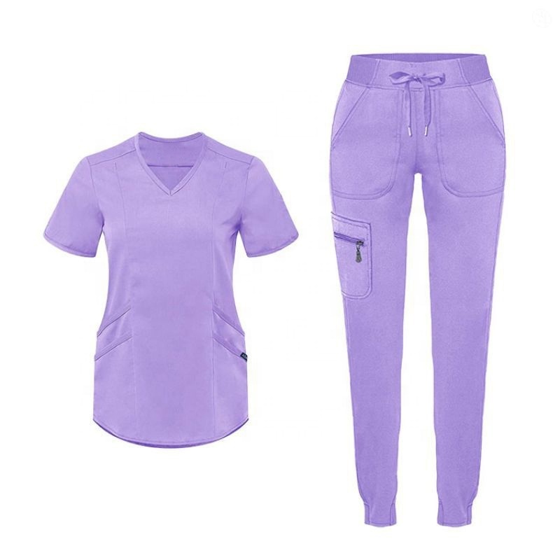 Hot sale product spandex breathable female medical scrubs sets wholesale manufacture uniform for women soft fabric nurse scrubs