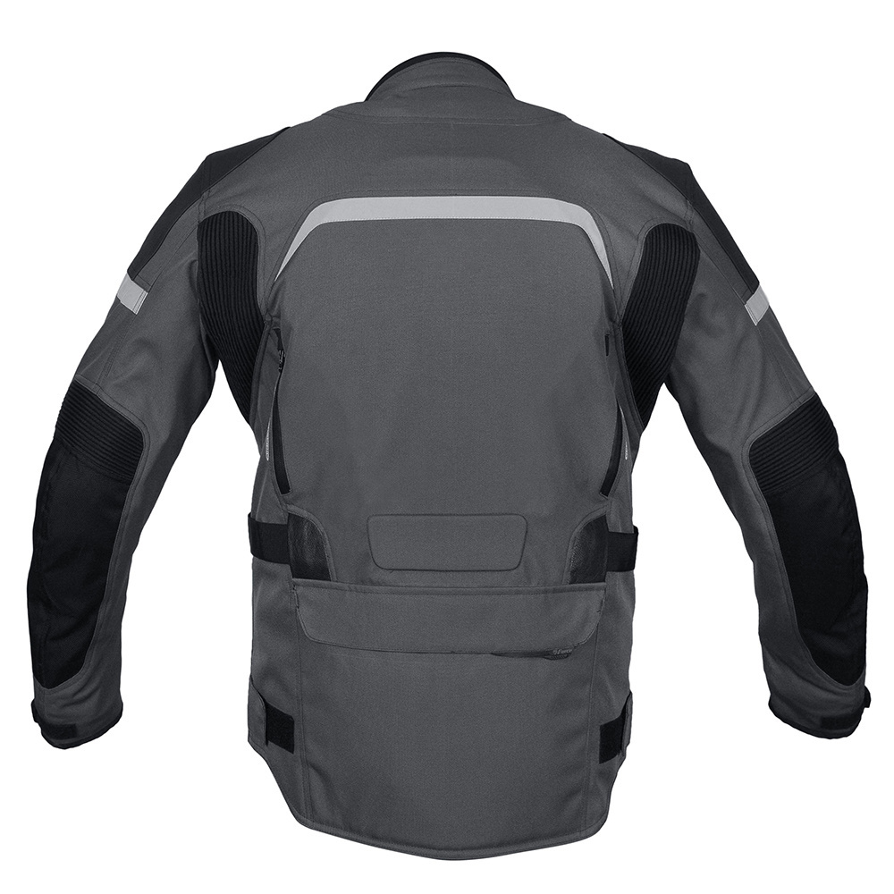 Men's waterproof black cordura textile motorbike jacket best quality motorcycle Cordura Jacket by KAMRO