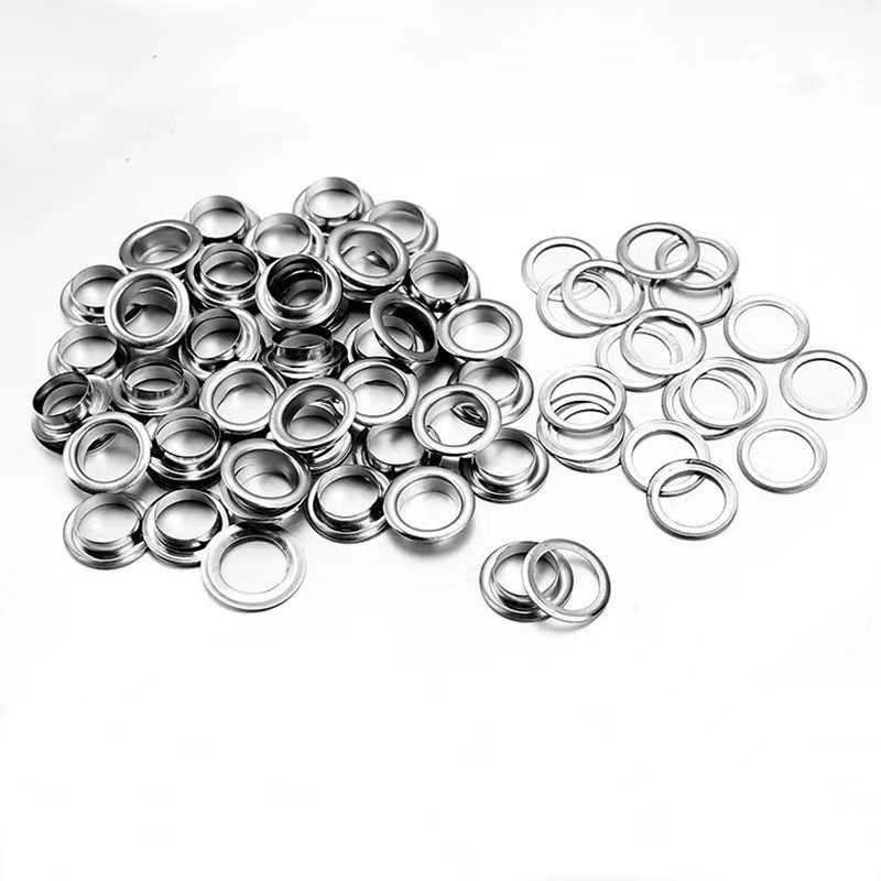 Customizable Eyelets 9.5mm 17mm Etc All Sizes Available Stainless Steel Iron Copper Metal Grommet Garment Eyelets