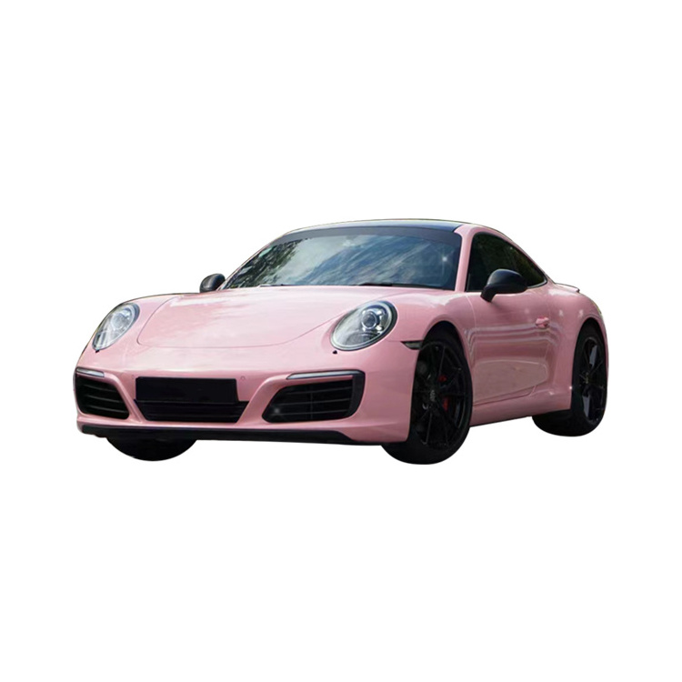 Wholesale High Quality Pink Wrap Film Color Changing Adhesive Vinyl Film Car Body Cherry Blossom Powder Wrap Car Sticker